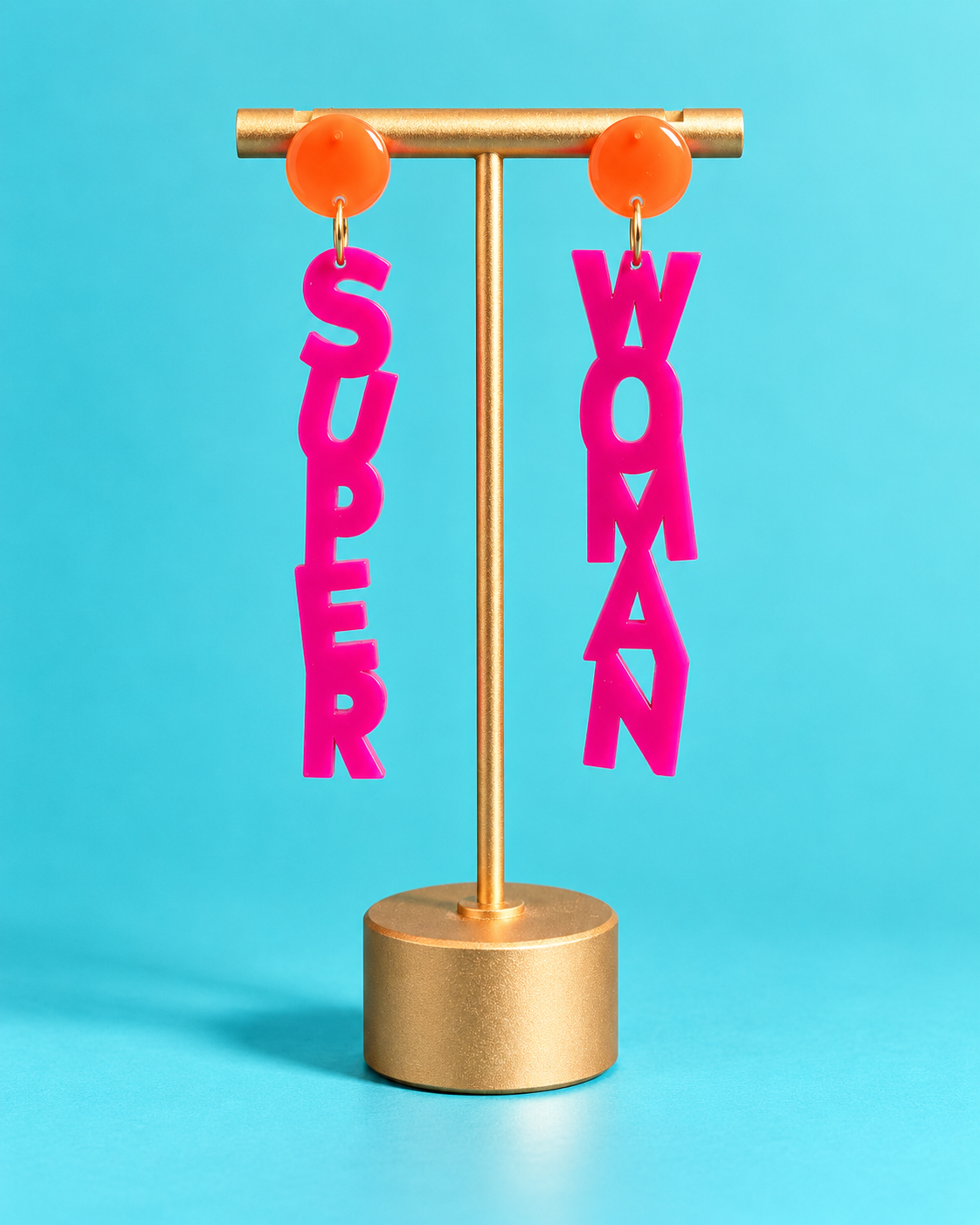 Superwoman Statement Ohrringe