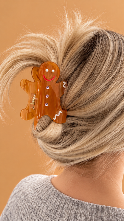 Ginger Lebkuchenmann Haarklammer