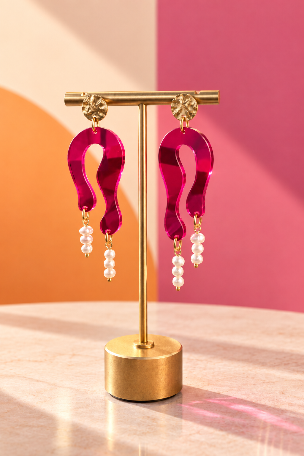 Coco Berry Statement Ohrringe