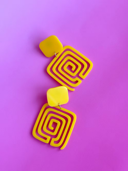 Maze Club Statement Ohrringe