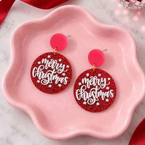 Merry Christmas Ohrringe
