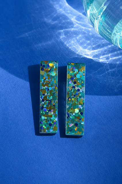 Nox Confetti Statement Ohrringe