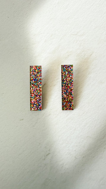 Nox Confetti Statement Ohrringe