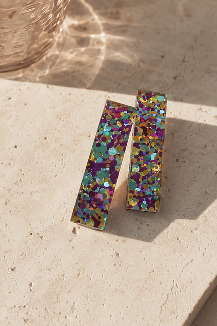 Nox Confetti Statement Ohrringe