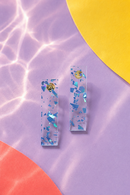 Nox Confetti Statement Ohrringe